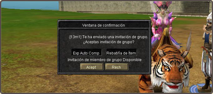 Party ya constituida, con su líder a la cabeza.