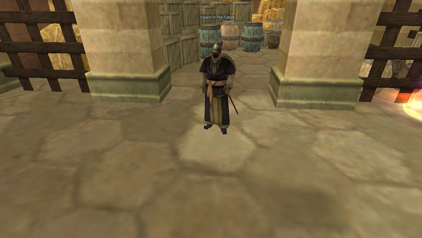 El NPC Guard of the Future en Baghdad Future.