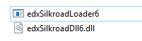 Contenido de la carpeta: hay que abrir EdxSilkroadLoader.