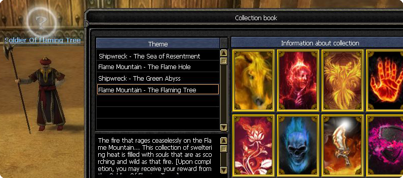 Colección de talismanes de la FGW The Flaming Tree.
