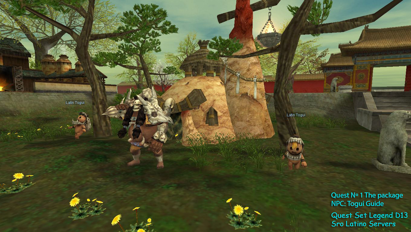 NPC Togui Guide en Jangan, donde arranca la quest The Package.