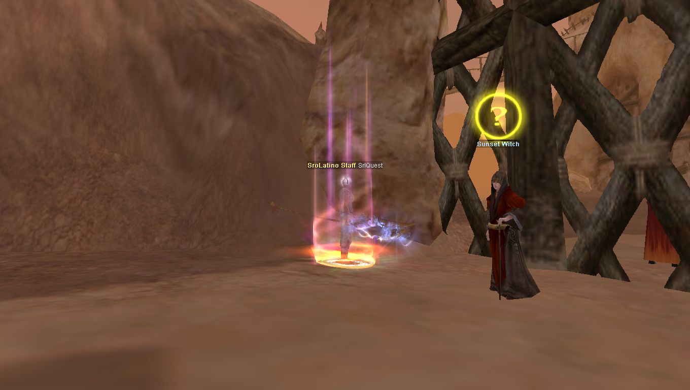 NPC Sunset Witch en el Camp Nº 3.