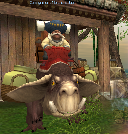 Ubicación del Consignment en la Zona Teleport (exclusiva de Silkroad Latino).