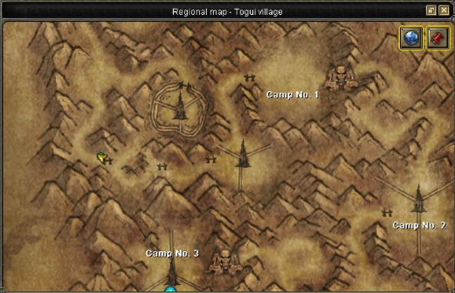 Ubicación de General Lucy para entregar Human Vs Togui.
