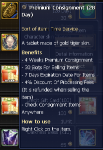 Ícono del ítem Premium Consignment (28 días).